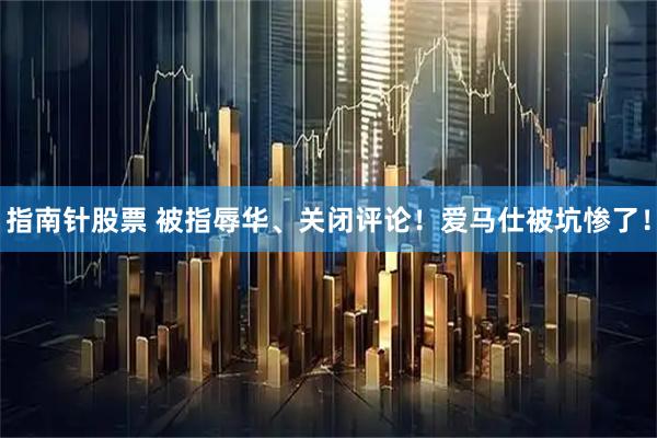 指南针股票 被指辱华、关闭评论！爱马仕被坑惨了！